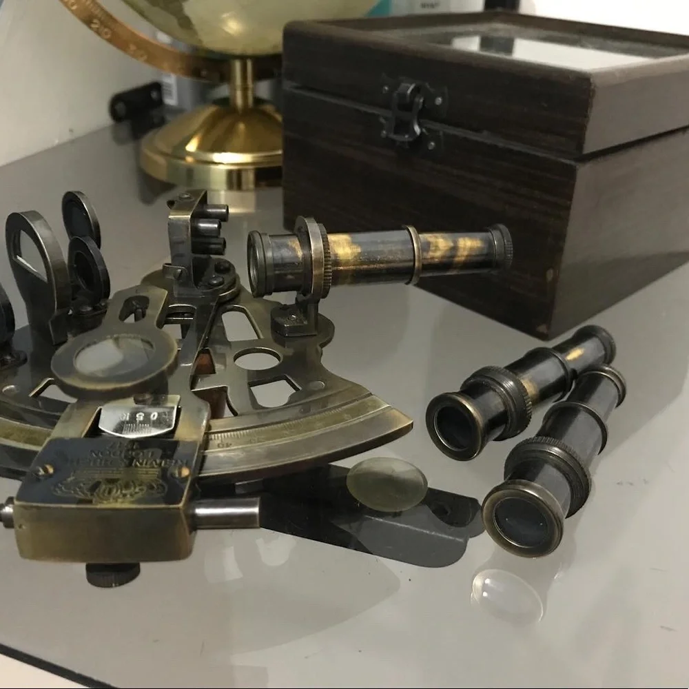 Sextant, it’s antique item, old look - Picture 4 of 9